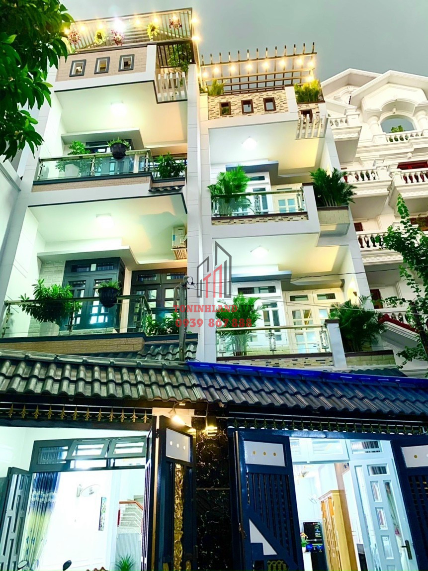 Hẻm Nguyễn Tư Giản 58m2 4 tầng 3.5×17.5m nhỉnh 6 tỷ Phường 12 Gò Vấp 6 đến 10 tỷ