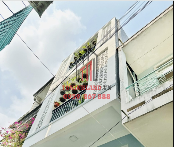 Hẻm xe hơi Phan Văn Trị 33m2 4 tầng 4.14 x 8m giá nhỉnh 5 tỷ Phường 10 Gò Vấp 3 đến 6 tỷ