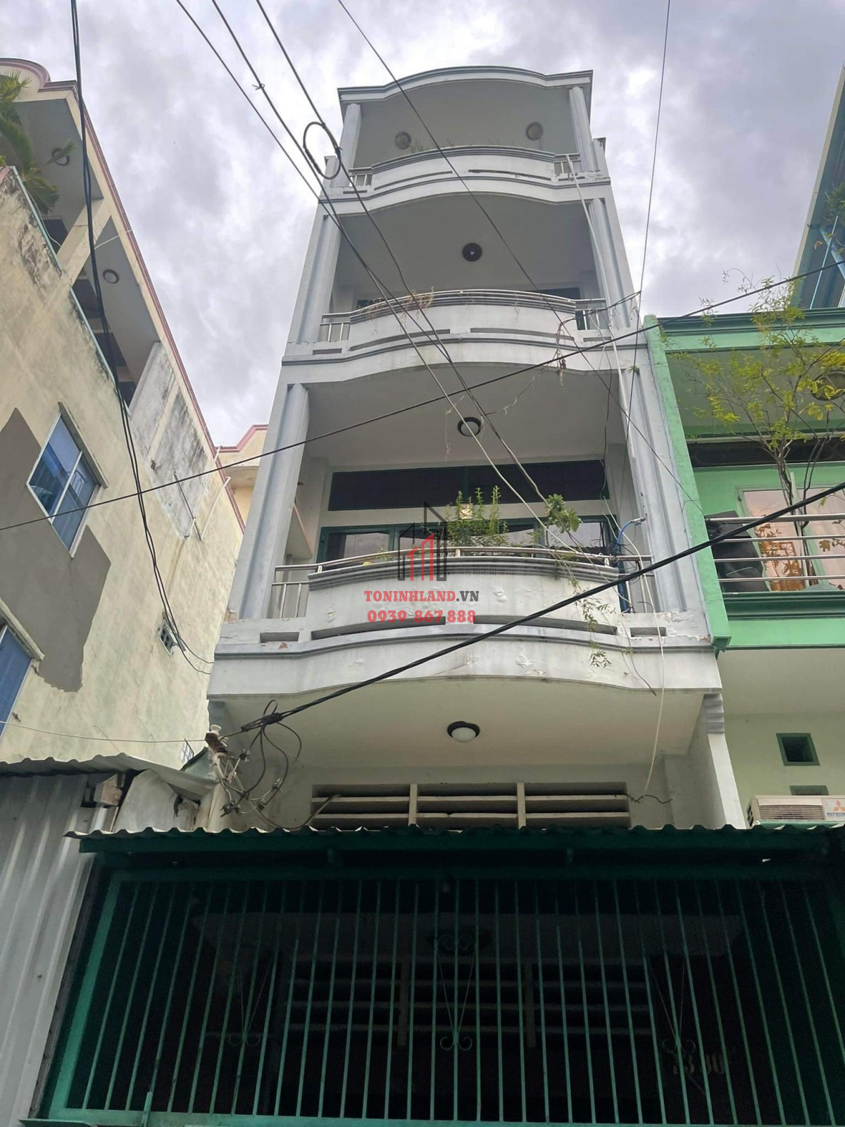 Hẻm Hồng Bàng 45m2 5 tầng 3.6×13.5m nhỉnh 6 Tỷ Phường 6 Quận 6 đến 6 tỷ