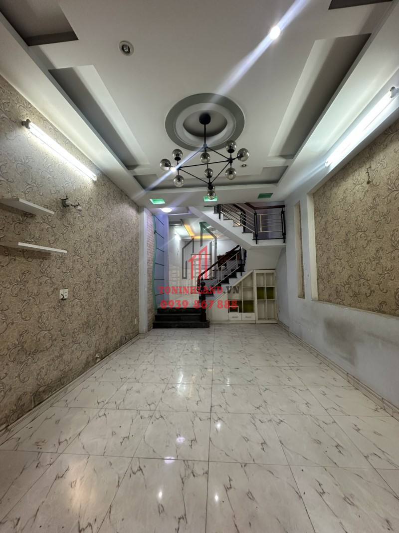 Bán nhà Gò Vấp – Hẻm xe hơi Huỳnh Văn Nghệ, 64m², 3 tầng, giá chỉ 6,2 tỷ, Phường 12